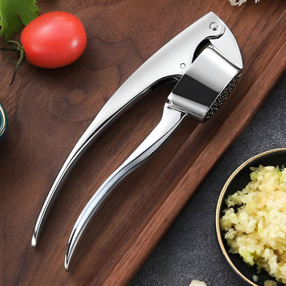 Garlic Press with Non-Slip Grip – Stainless Steel Minimalist Design