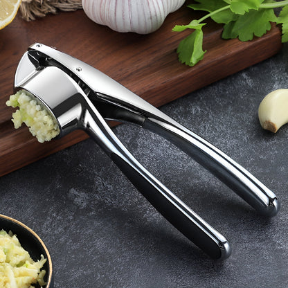 Streamlined Garlic Press with Comfort Grip Handle