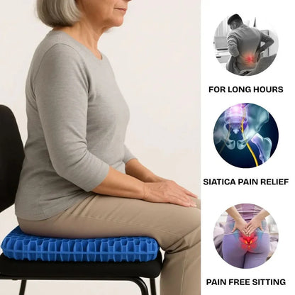 Gel Comfort Seat Cushion for Enhanced Support