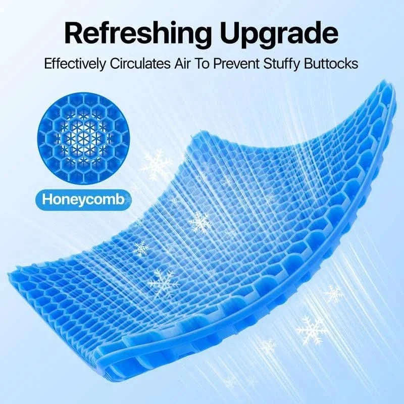 Gel Comfort Seat Cushion for Enhanced Support
