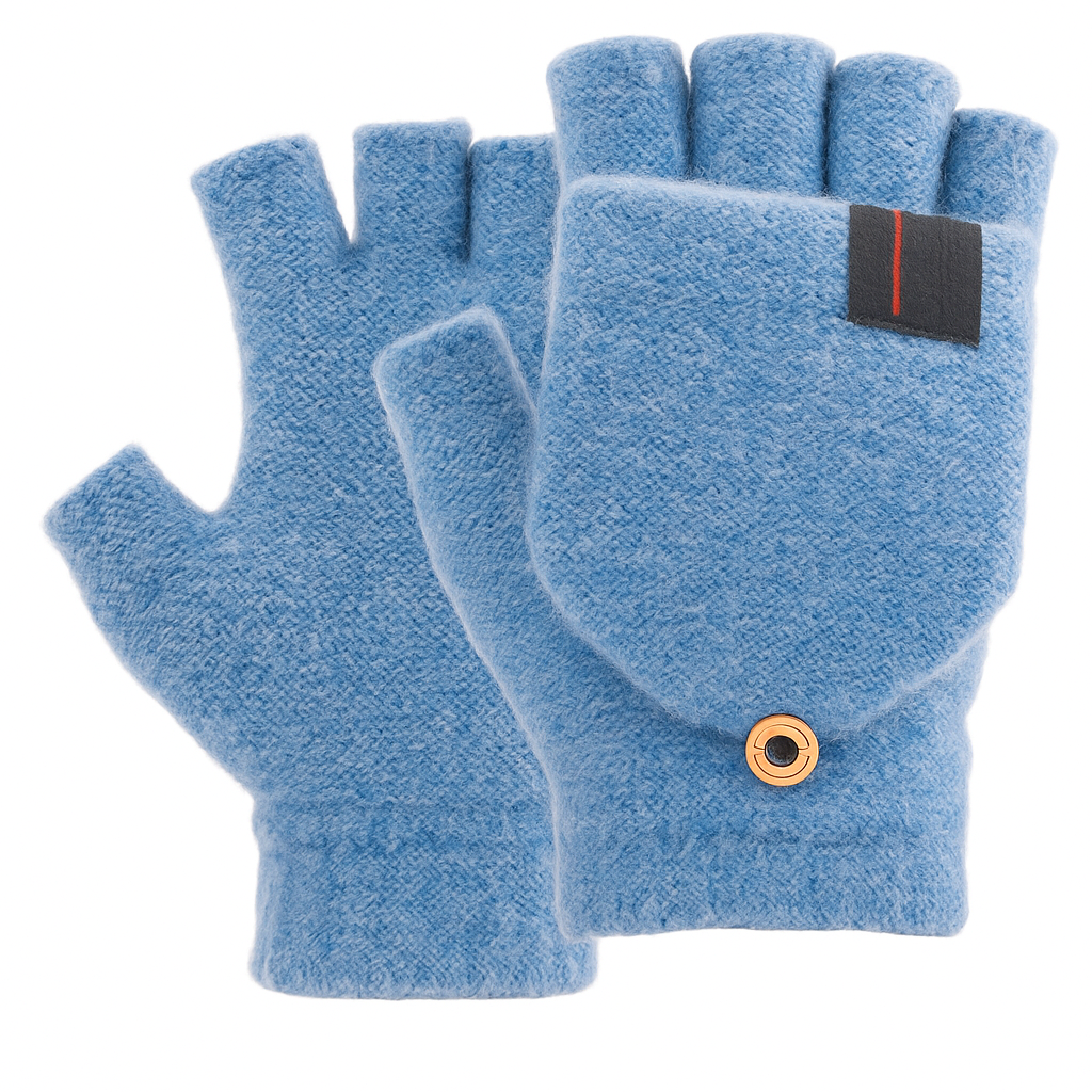 Winter Gloves with Heating – Fingerless Design for Warmth