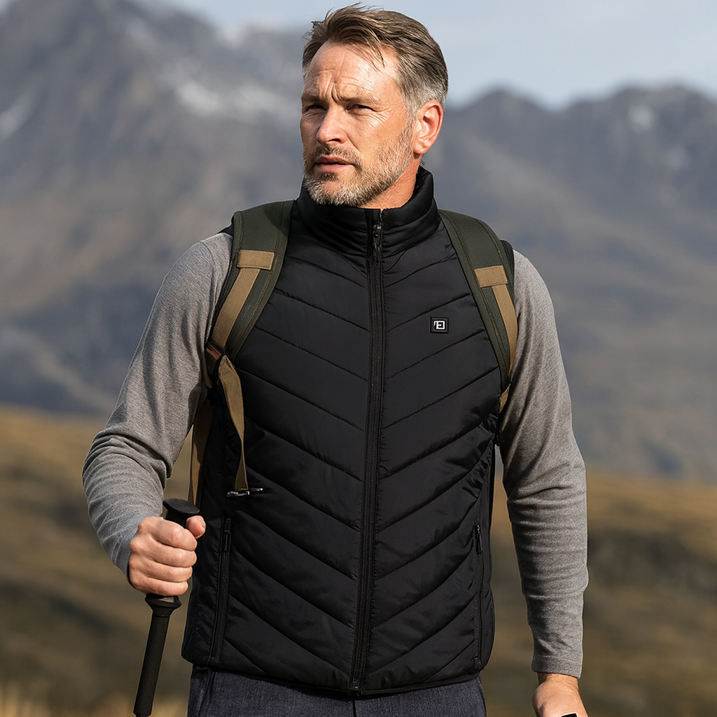 Men's Rechargeable Heated Vest – Lightweight and Comfortable