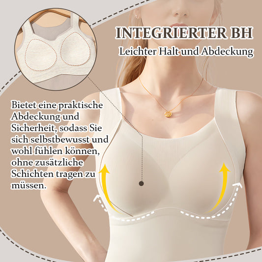 Seamless Thermal Tank Top with Built-in Bra | Comfortable & Shaping