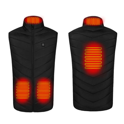 Adjustable Heated Vest for Men - Comfortable Winter Wear