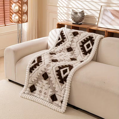 Cozy Plush Sofa Protector for Winter Comfort