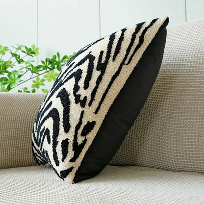 Modern Jungle Print Throw Pillow Case