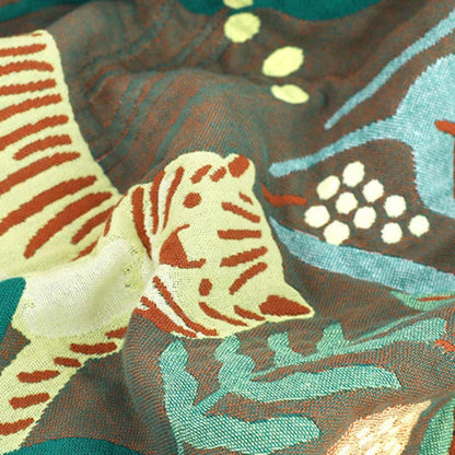 Cozy Haven Reversible Cotton Throw Blanket