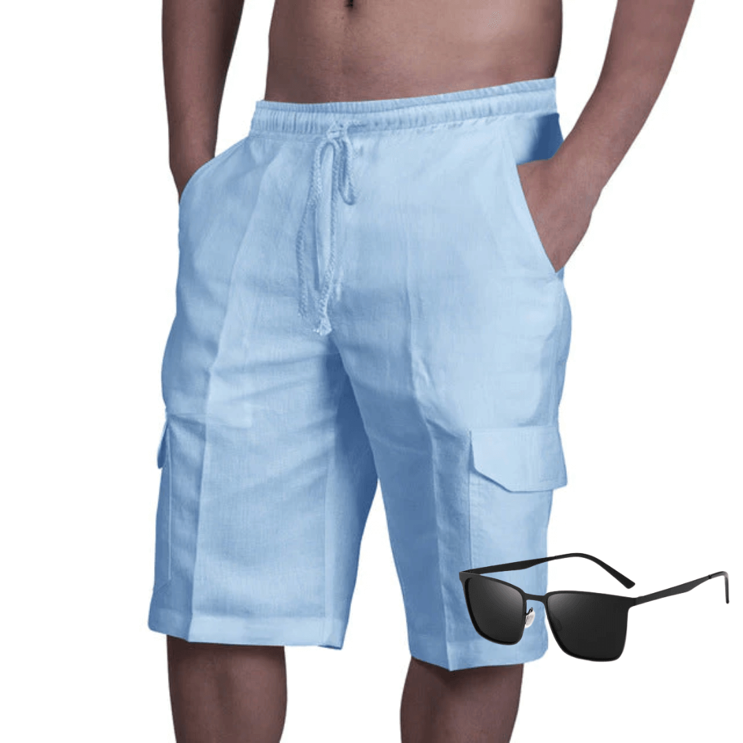 Urban Explorer Cargo Shorts with Free Sunglasses