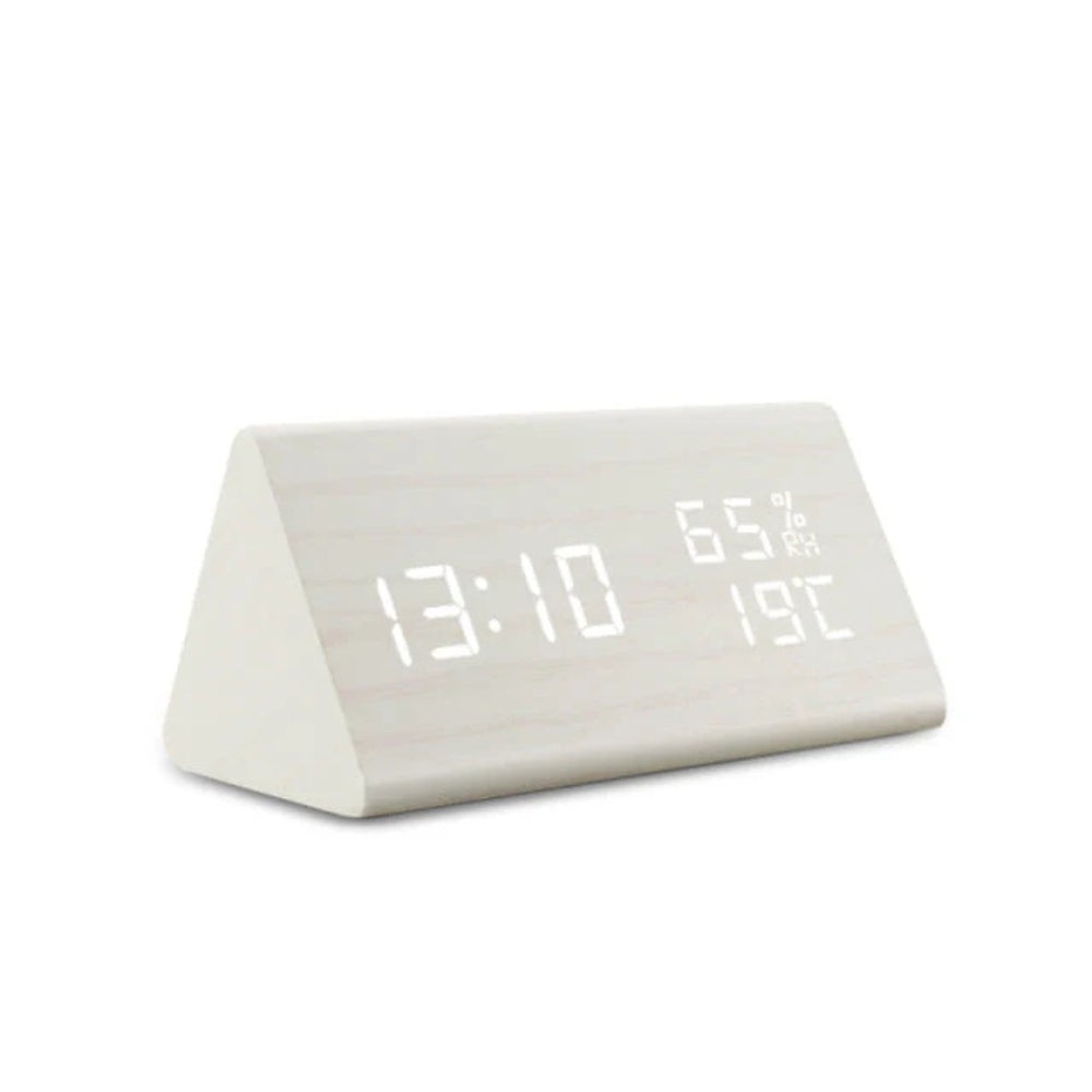 TranquilWood Smart LED Alarm Clock with Digital Display