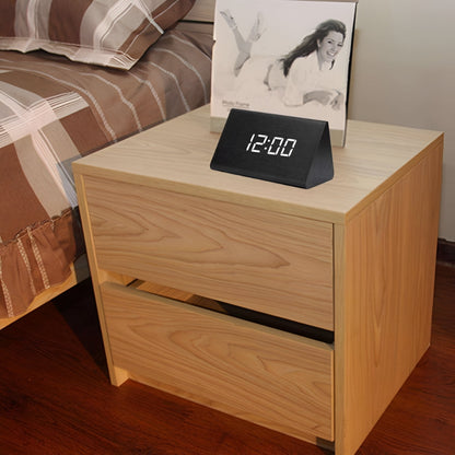 TranquilWood Smart LED Alarm Clock with Digital Display