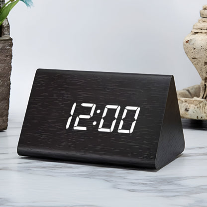 TranquilWood Smart LED Alarm Clock with Digital Display