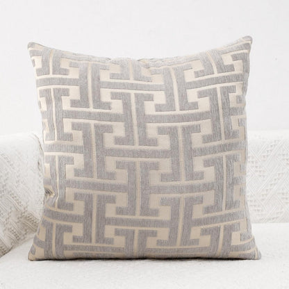 Chic Labyrinth Design Throw Pillow Cover