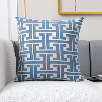 Chic Labyrinth Design Throw Pillow Cover