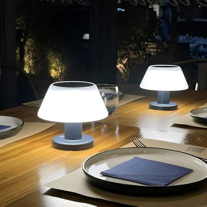 Solar-Powered Table Lamp – Compact Wireless Lighting for Indoor and Outdoor