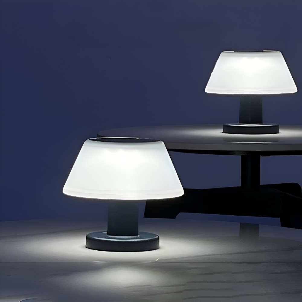 Solar-Powered Table Lamp – Compact Wireless Lighting for Indoor and Outdoor