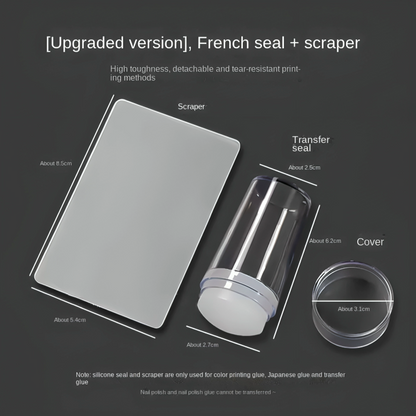 NailArt Pro | Effortless French Tip Stamping Kit