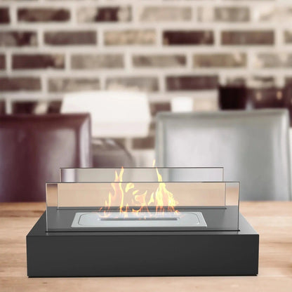 Elegant Tabletop Ethanol Fireplace | Instant Cozy Atmosphere