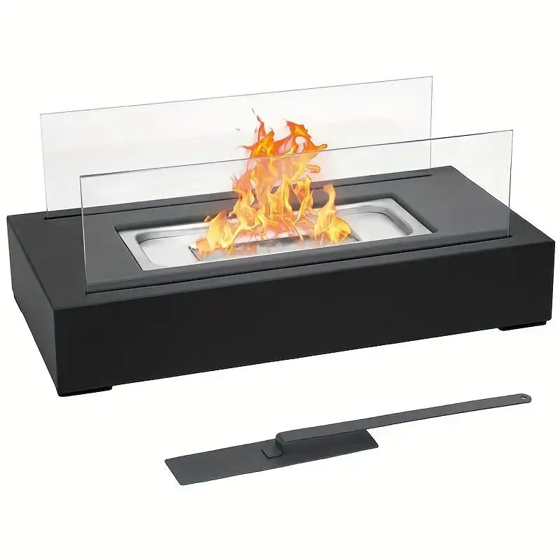 Elegant Tabletop Ethanol Fireplace | Instant Cozy Atmosphere