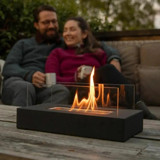 Elegant Tabletop Ethanol Fireplace | Instant Cozy Atmosphere