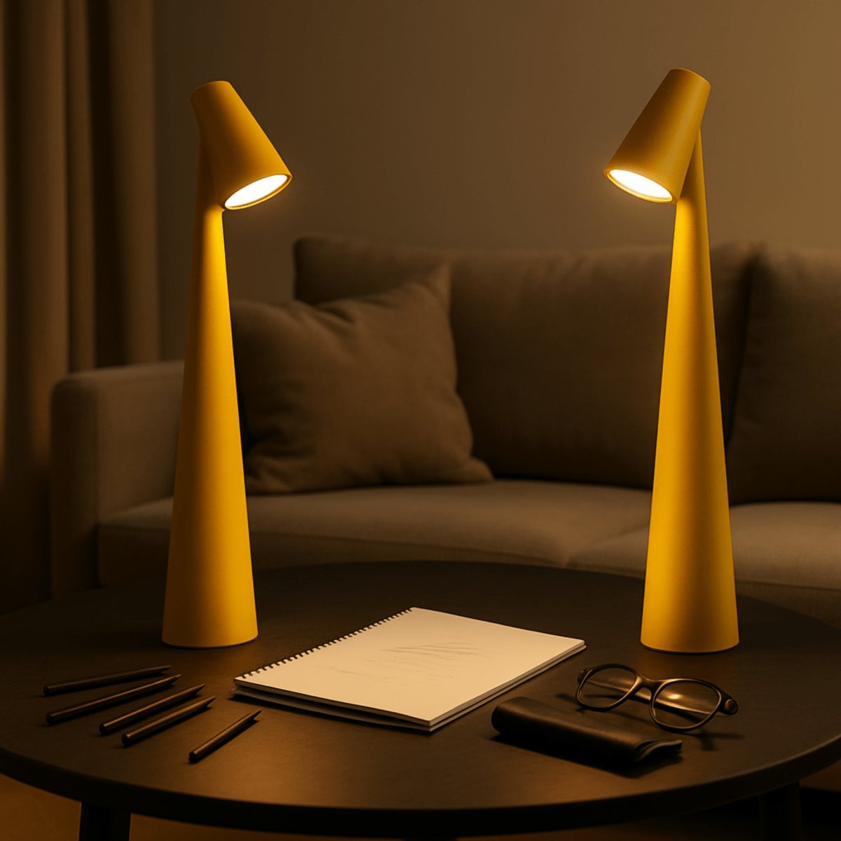 Portable Elegance: Wireless Dimmable LED Table Lamp