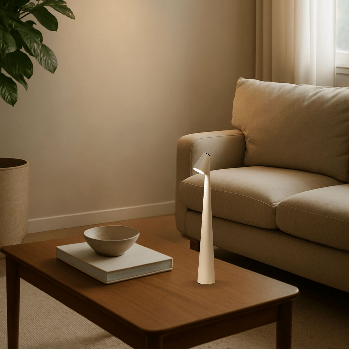 Portable Elegance: Wireless Dimmable LED Table Lamp