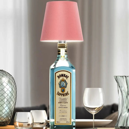 Transform Any Bottle into a Chic Wireless Table Lamp