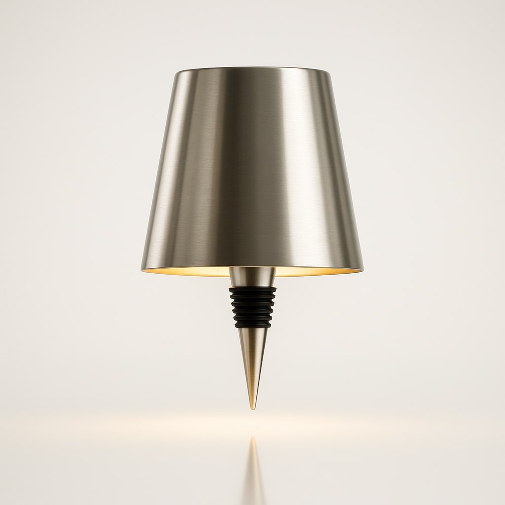 Transform Any Bottle into a Chic Wireless Table Lamp