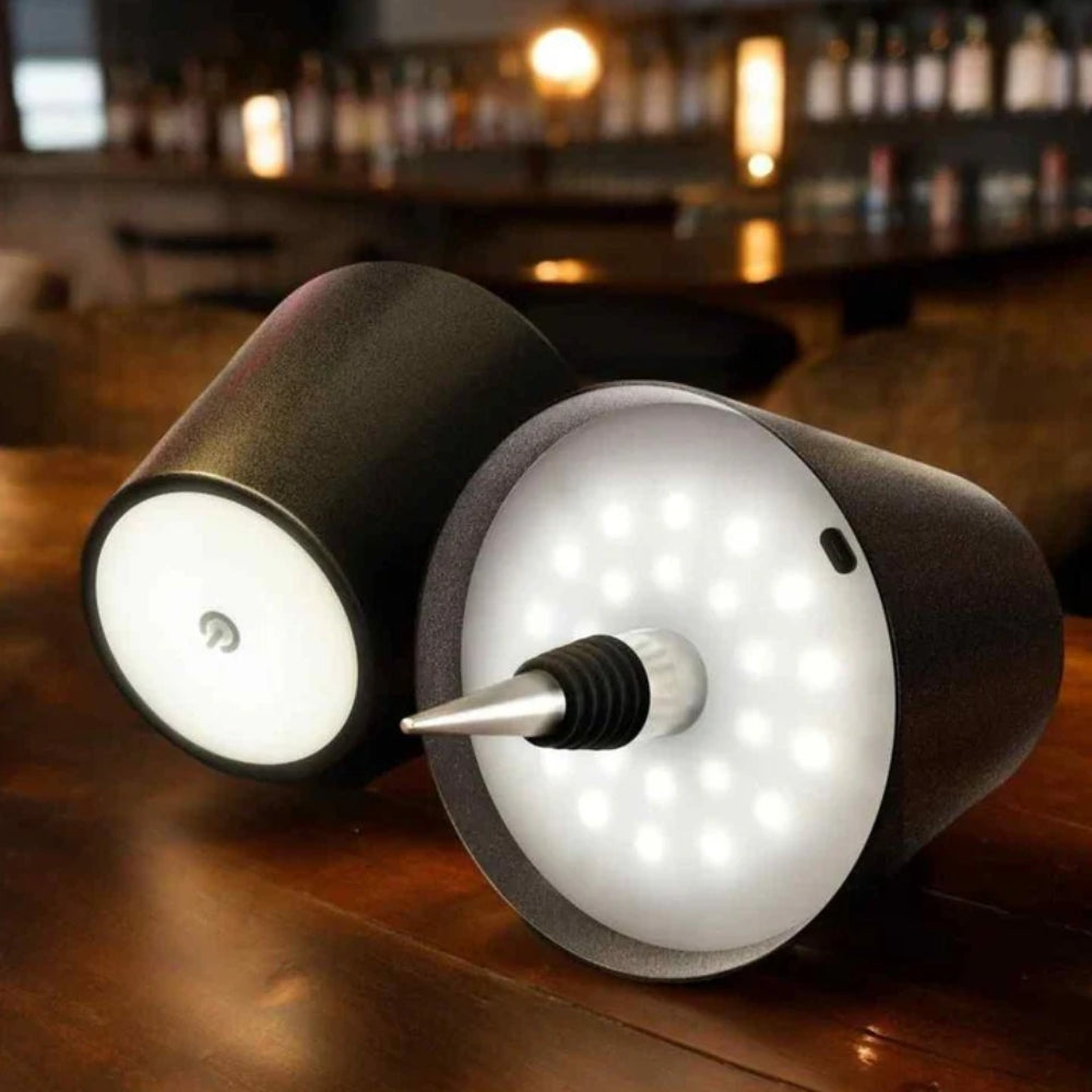 Transform Any Bottle into a Chic Wireless Table Lamp