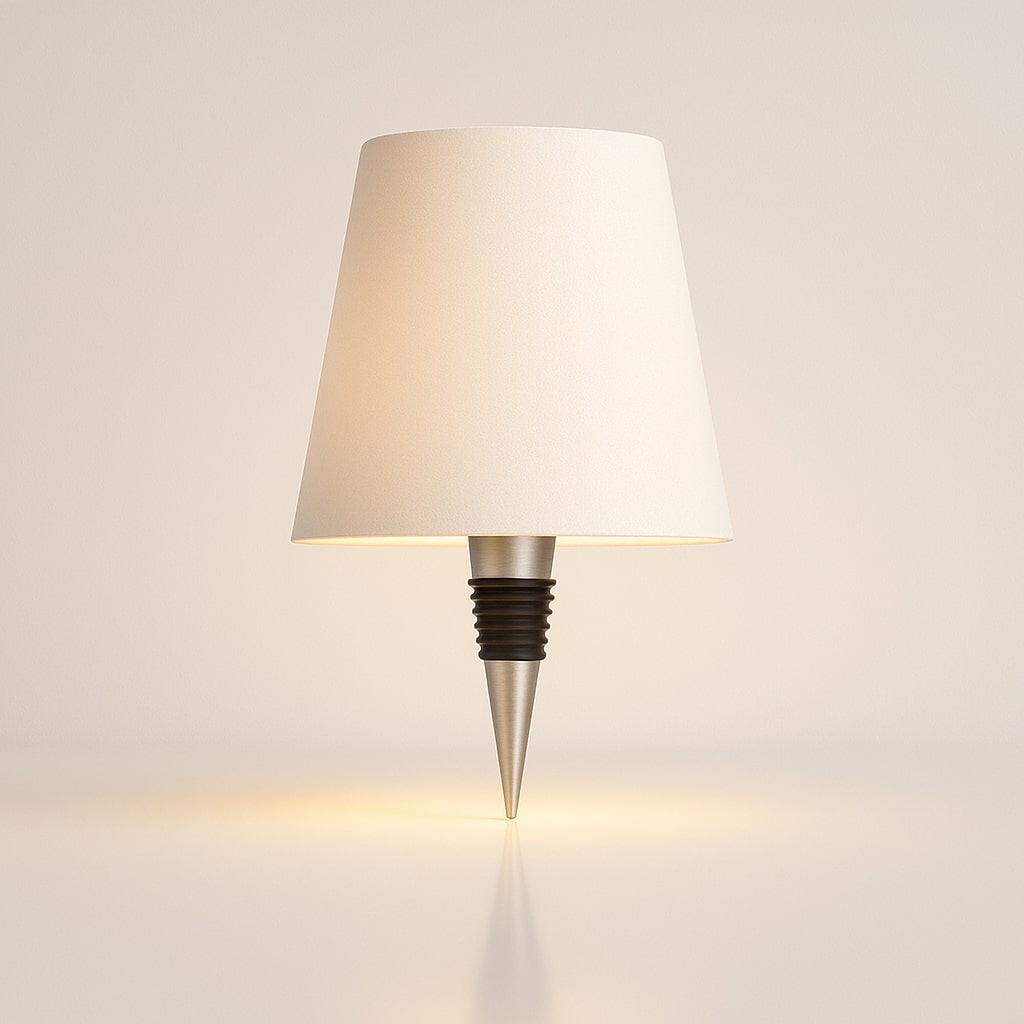 Transform Any Bottle into a Chic Wireless Table Lamp