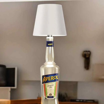 Transform Any Bottle into a Chic Wireless Table Lamp