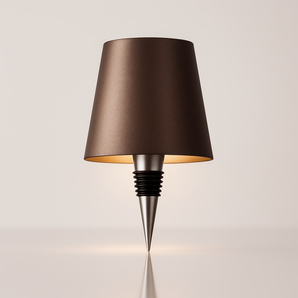 Transform Any Bottle into a Chic Wireless Table Lamp