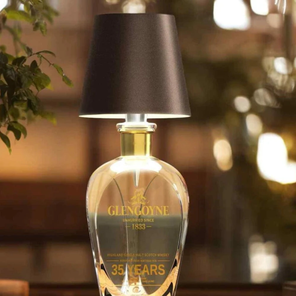 Transform Any Bottle into a Chic Wireless Table Lamp