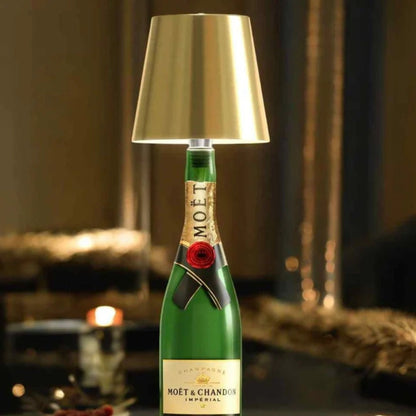 Transform Any Bottle into a Chic Wireless Table Lamp