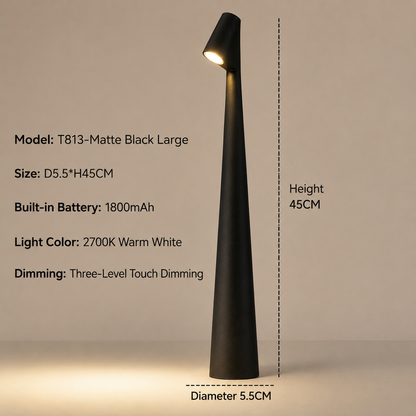 Wireless Elegance: Touch-Control LED Table Lamp
