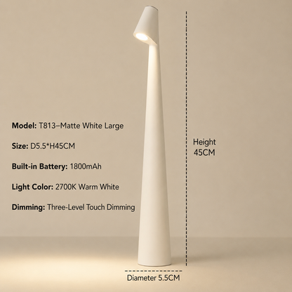 Wireless Elegance: Touch-Control LED Table Lamp