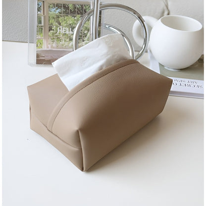 Chic PU Leather Tissue Holder for Any Setting