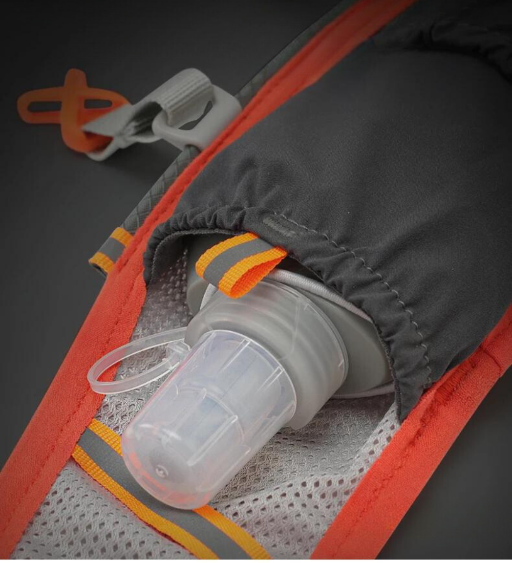 Lightweight Running Vest with 2 Soft Bottles for Trail Running