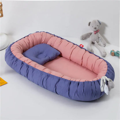Portable Cotton Baby Nest for Safe and Cozy Relaxation