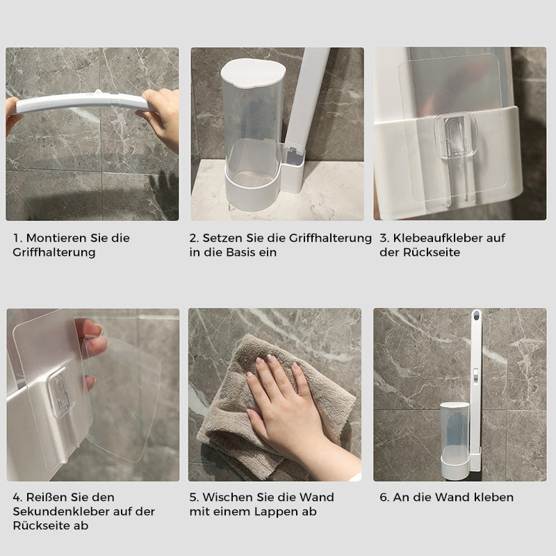 Disposable Toilet Brush | Antibacterial | Hygienic Sponge Heads