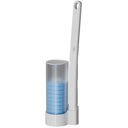 Disposable Toilet Brush Set | Antimicrobial Sponge Heads