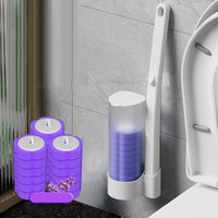 1 x Toilet Brush + 18 Brush Heads – Lavender
