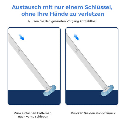Disposable Toilet Brush Set | Antimicrobial Sponge Heads
