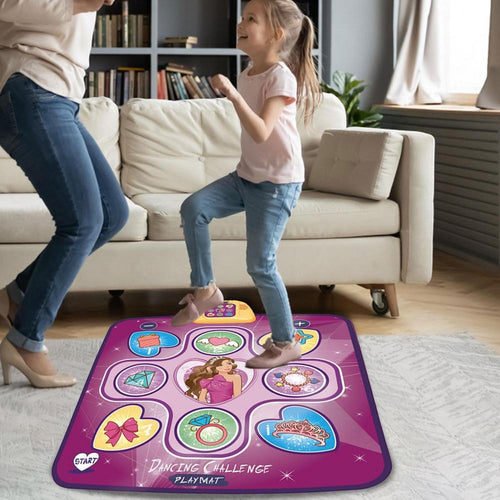 RhythmGlow Interactive Dance Floor with Vibrant LED Lights
