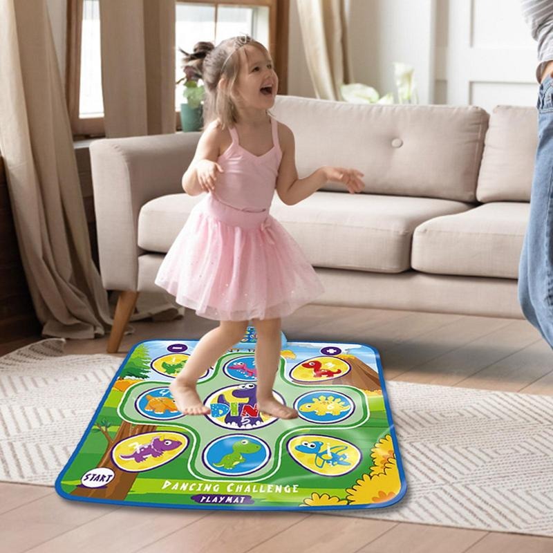 RhythmGlow Interactive Dance Floor with Vibrant LED Lights