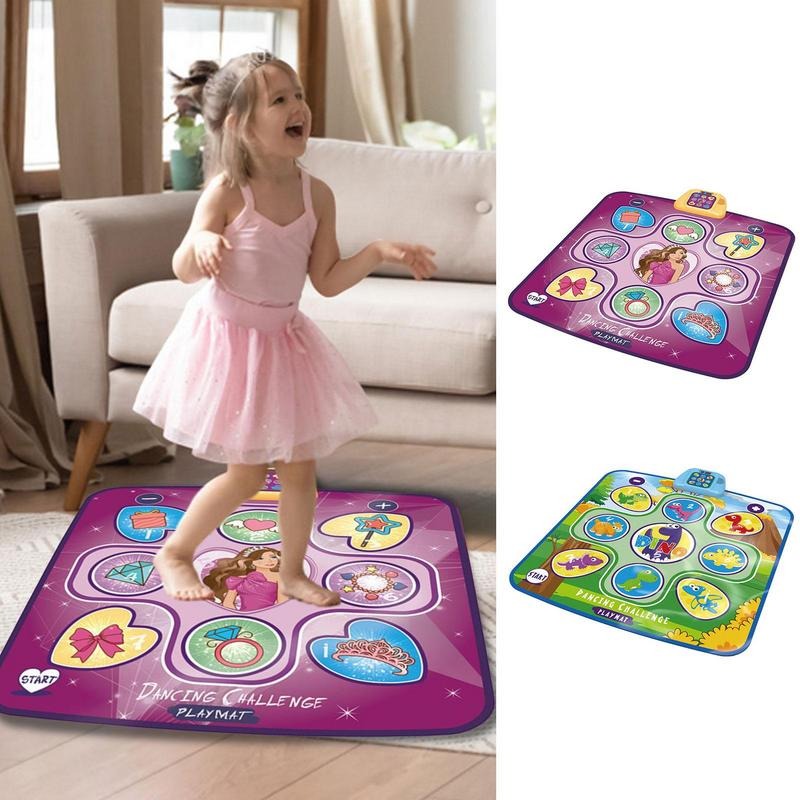 RhythmGlow Interactive Dance Floor with Vibrant LED Lights