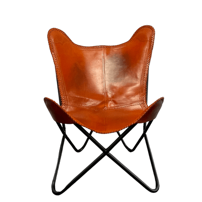 Genuine Leather Bat Chair in Various Colors Available