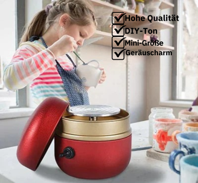 Mini Pottery Wheel | Electric Art Wheel for Creative Fun
