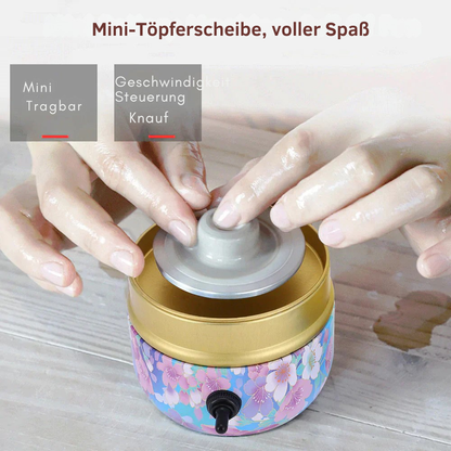 Mini Pottery Wheel | Electric Art Wheel for Creative Fun
