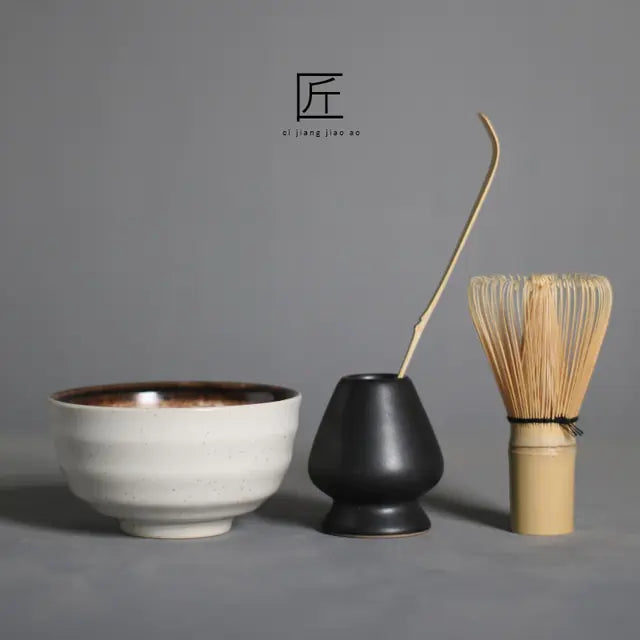 Zenmatcha Tea Ceremony Kit – Complete Gift Set with Bamboo Whisk & Bowl