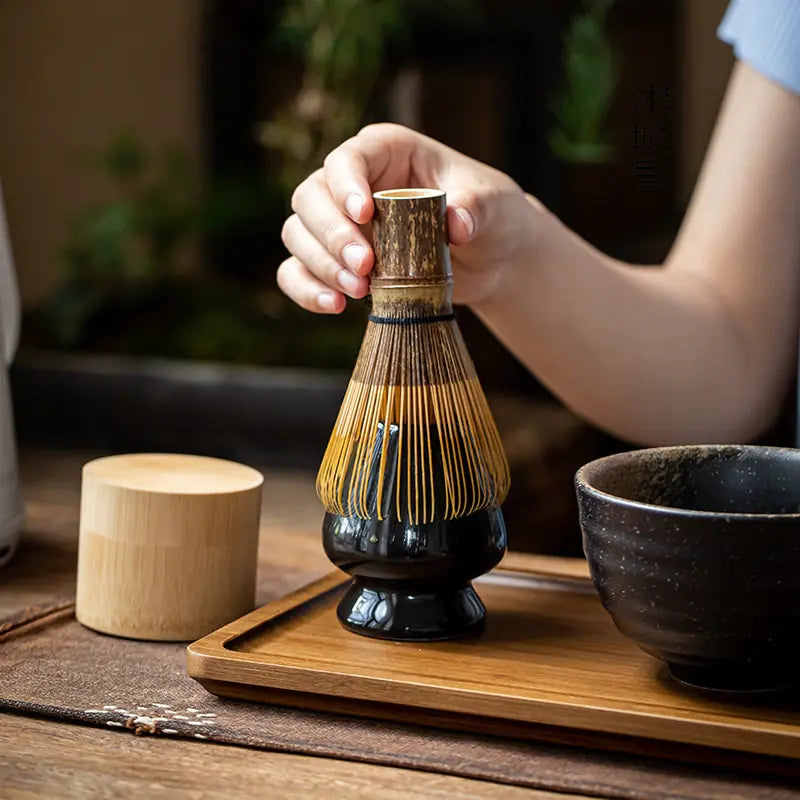 Zenmatcha Tea Ceremony Kit – Complete Gift Set with Bamboo Whisk & Bowl
